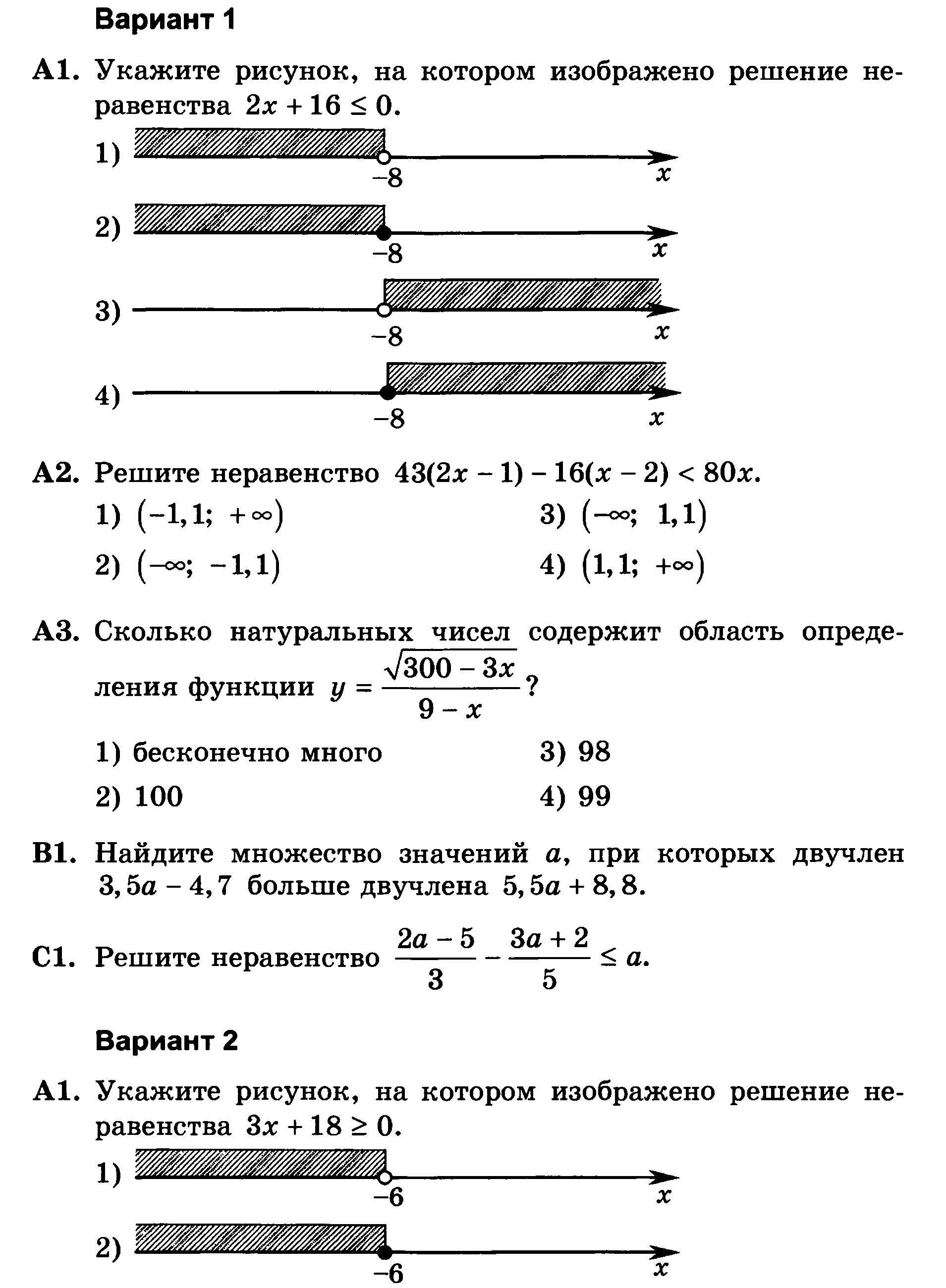 Линейные неравенства 8 класс контрольная работа. Контрольная по алгебре 8 класс системы неравенств. Решение неравенств с одной переменной 8 класс Макарычев. Контрольная Алгебра 8 класс по теме решение неравенств. Алгебра 8 класс решение неравенств с одной переменной.