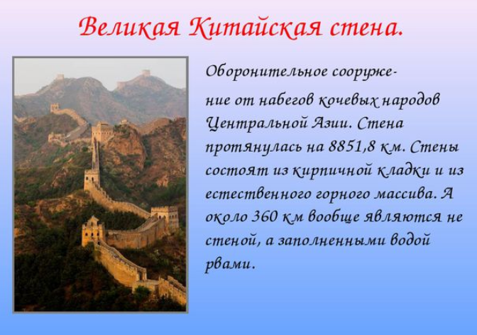 Карта великой китайской стены схема