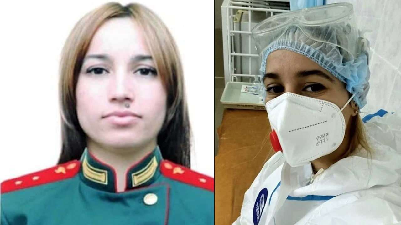 Девушка военный врач